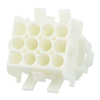 TE Connectivity AMP Connectors - 770055-1 - CONN CAP FRONT 12POS UNIV-MNL II