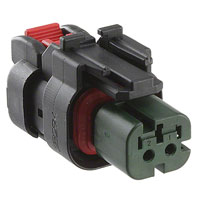 TE Connectivity AMP Connectors - 776427-4 - CONN PLUG ASSY 2POS 14-18AWG GRN