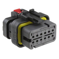 TE Connectivity AMP Connectors - 776533-2 - CONN PLUG ASSY 12PS 18-20AWG GRY