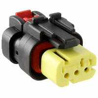 TE Connectivity AMP Connectors - 776523-3 - CONN PLUG ASSY 3POS 18-20AWG YEL