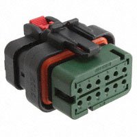 TE Connectivity AMP Connectors - 776437-4 - CONN PLUG ASSY 12PS 14-18AWG GRN