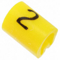 TE Connectivity Raychem Cable Protection - EC0191-000 - MARKER ZTYPE STRT 2 LEGEND YL