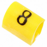 TE Connectivity Raychem Cable Protection - EC0197-000 - MARKER ZTYPE STRT 8 LEGEND YL