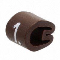 TE Connectivity Raychem Cable Protection - EC0784-000 - MARKER ZTYPE STRT 1 LEGEND BRN