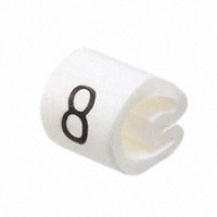 TE Connectivity Raychem Cable Protection - EC0929-000 - MARKER ZTYPE STRT 8 LEGEND WH