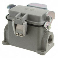 TE Connectivity AMP Connectors - H10B-TSH-PG21 - CONN HOOD SIDE ENTRY SZ10B PG21