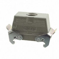 TE Connectivity AMP Connectors - H16B-TGB-PG21 - CONN HOOD TOP ENTRY SZ16B PG21