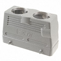 TE Connectivity AMP Connectors - H24B-TGH-2PG29 - CONN HOOD TOP DUAL SZ24B PG29