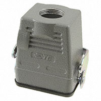 TE Connectivity AMP Connectors - H6B-TBFH-M25 - CONN HOOD CPLG BOTTOM SZ6B M25