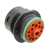 TE Connectivity Deutsch Connectors - HDP24-24-14PN - CONN RCPT HSG MALE 14POS PNL MNT
