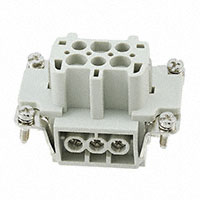 TE Connectivity AMP Connectors - HE-006-F - INSERT FEMALE 6POS SCREW