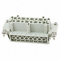 TE Connectivity AMP Connectors - HE-016-F(17-32) - INSERT FEMALE 16POS SCREW