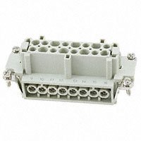 TE Connectivity AMP Connectors - HE-016-F - INSERT FEMALE 16POS SCREW