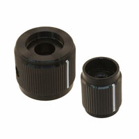 TE Connectivity ALCOSWITCH Switches - KN5700B1/4 - SWITCH KNOB STRAIGHT .75" BLACK