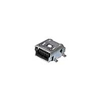 TE Connectivity AMP Connectors - 1734035-3 - CONN MINI B USB R/A SMD