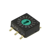 TE Connectivity ALCOSWITCH Switches - 2-1825013-0 - SWITCH ROTARY DIP HEX 0.40VA 20V