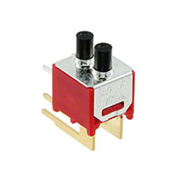 TE Connectivity ALCOSWITCH Switches - PMD9P1B10M6RE - SWITCH PUSH DPST-NO 0.4VA 20V