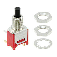 TE Connectivity ALCOSWITCH Switches - PMS9P1B05M6RE - SWITCH PUSH SPST-NO 0.4VA 20V