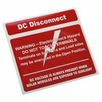 TE Connectivity AMP Connectors - SOL-DCD-104100-4-0.1 - LABEL ID/RATINGS 4.12"X3.97"