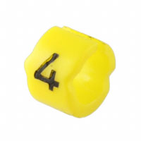 TE Connectivity Raychem Cable Protection - STD09Y-4 - MARKER CHEVRON 4 LEGEND YL