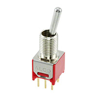 TE Connectivity ALCOSWITCH Switches - TMD1T4B5M2RE - SWITCH TOGGLE DPDT 0.4VA 20V