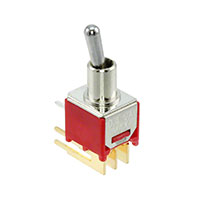 TE Connectivity ALCOSWITCH Switches - TMD1T5B2M6RE - SWITCH TOGGLE DPDT 0.4VA 20V