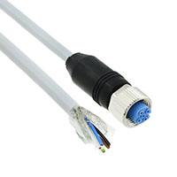 TE Connectivity AMP Connectors - 1-2273047-1 - M12X1 STRT SKT 5P PIGTAIL 1.5M A