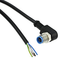 TE Connectivity AMP Connectors - 1-2273088-1 - M12X1 RA PLG 5P PIGTAIL 1.5M A
