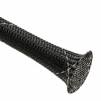 Techflex - CCF0.50TB100 - SLEEVING 1/2" X 100' BLACK/WHITE