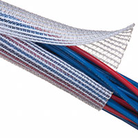 Techflex - F6N0.50CW25 - SELF WRAP 1/2" X 25' CLEAR/WHITE