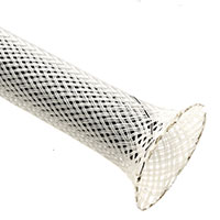 Techflex - HTN0.50TW - SLEEVING 1/2" X 500' WHITE/BLACK