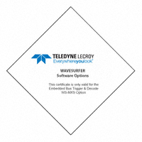 Teledyne LeCroy - WSXS-EMB - EMBEDDED BUS TRIG&DECODE-WS-MXS