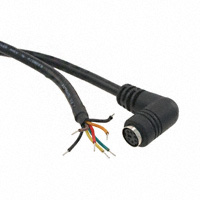 Tensility International Corp - 10-00549 - CBL ASSY MINI DIN FMALE R/A 6POS