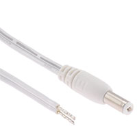 Tensility International Corp - 10-01239 - CBL M 2.5MM 6' 18AWG WHT