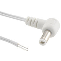 Tensility International Corp - 10-01243 - CBL M R/A 2.1MM 6' 24AWG WHT
