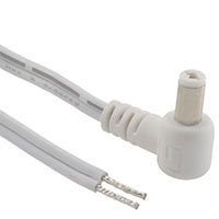 Tensility International Corp - 10-01244 - CBL M R/A 2.1MM 6' 18AWG WHT