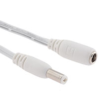 Tensility International Corp - 10-01248 - CBL M-F 2.1MM 6' 18AWG WHT