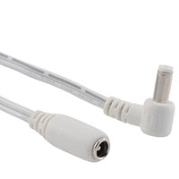 Tensility International Corp - 10-01256 - CBL M R/A-F 2.5MM 3' 18AWG WHT