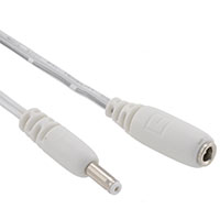 Tensility International Corp - 10-01258 - CBL M-F 1.35MM 3' 24AWG WHT