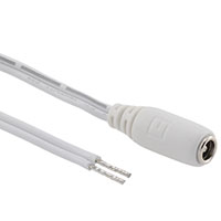 Tensility International Corp - 10-01260 - CBL F 2.5MM 6' 18AWG WHT