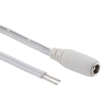 Tensility International Corp - 10-01262 - CBL F 2.1MM 6' 18AWG WHT