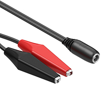 Tensility International Corp - 10-02455 - CBL 2.5X5.5MM JACK-GATOR CLIPS