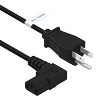 Tensility International Corp - 11-00077 - CORD 18AWG 3CON 3M M-F R/A SVT