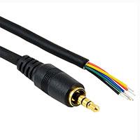 Tensility International Corp - CA-356CS - CONN CABLE ASSY 3.5MM 6COND 6'