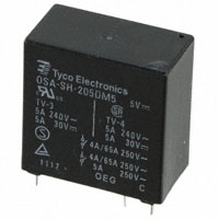 TE Connectivity Potter & Brumfield Relays - OSA-SH-205DM5,600 - RELAY GENERAL PURPOSE DPST 5A 5V