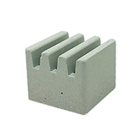 t-Global Technology - TG-CJ-12-12-10-PF - HEATSINK CER 12X12X10MM