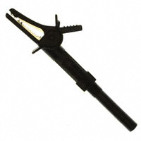 TPI (Test Products Int) - A084B - CROC CLIP FUSED FLANGED BLK