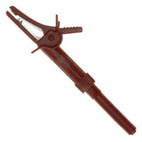 TPI (Test Products Int) - A084R - CROC CLIP FUSED FLANGED RED