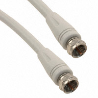 TPI (Test Products Int) - F6-10W - CABLE RG6/U W/F-CONN WHITE 10'