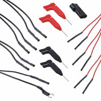 TPI (Test Products Int) - NC6BR - KIT NANO-CLIP 6 CLIPS BLACK RED
